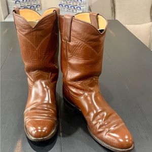 GUC Classic Women’s JUSTIN LEATHER ROPERS, Sz 9; Style #L 3802, Registered 40509